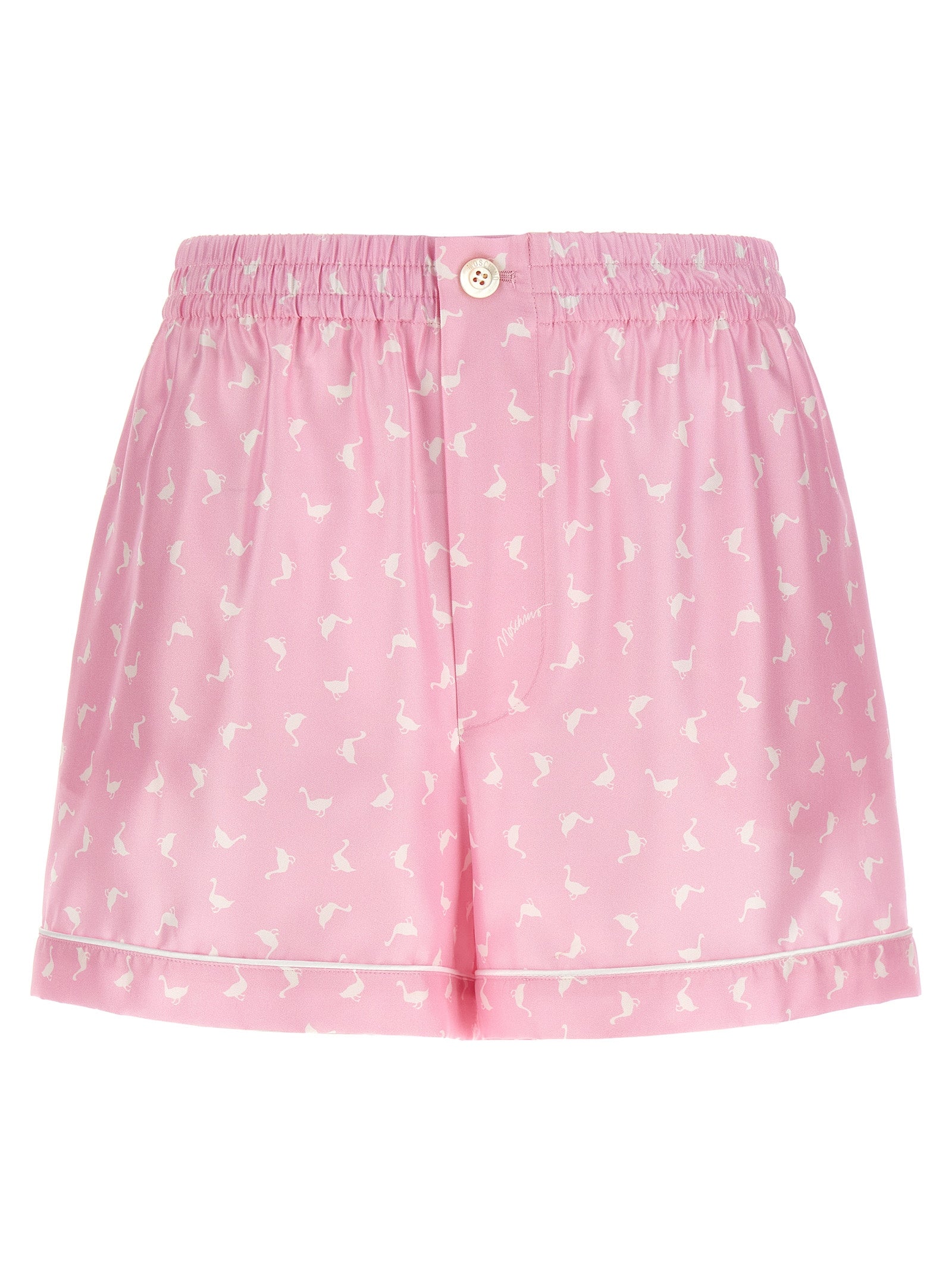 Multicolor Silk Bermuda Shorts