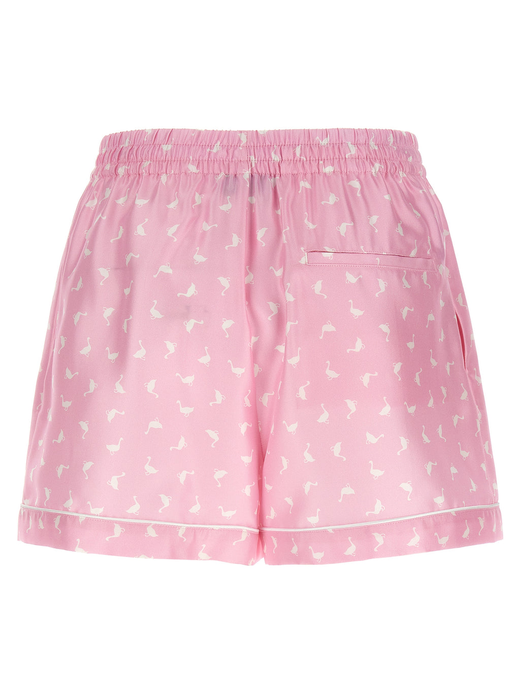 Multicolor Silk Bermuda Shorts