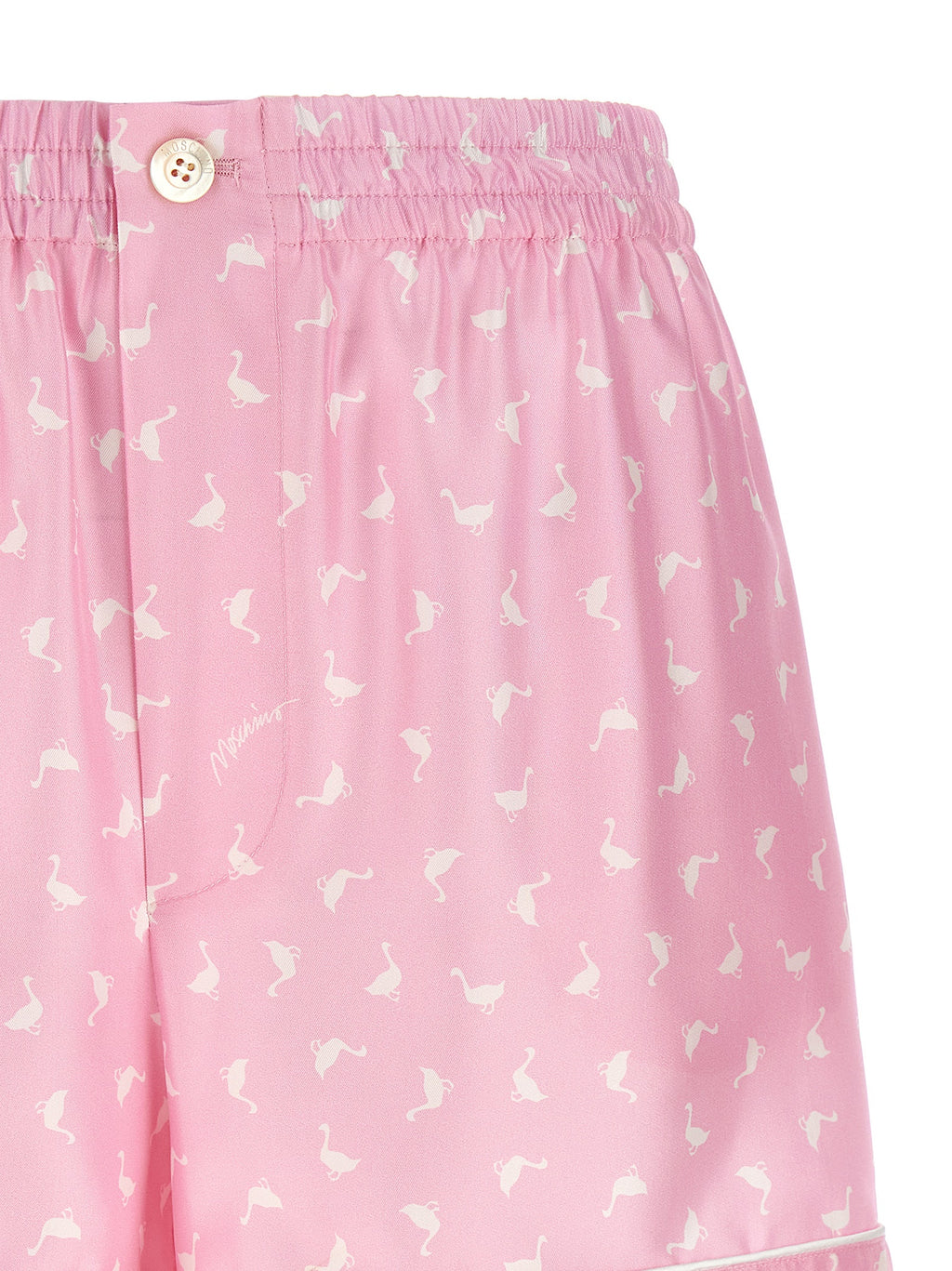 Multicolor Silk Bermuda Shorts