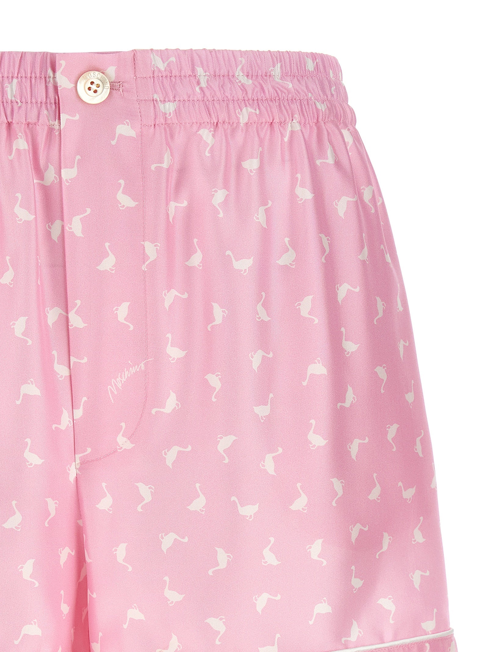 Multicolor Silk Bermuda Shorts
