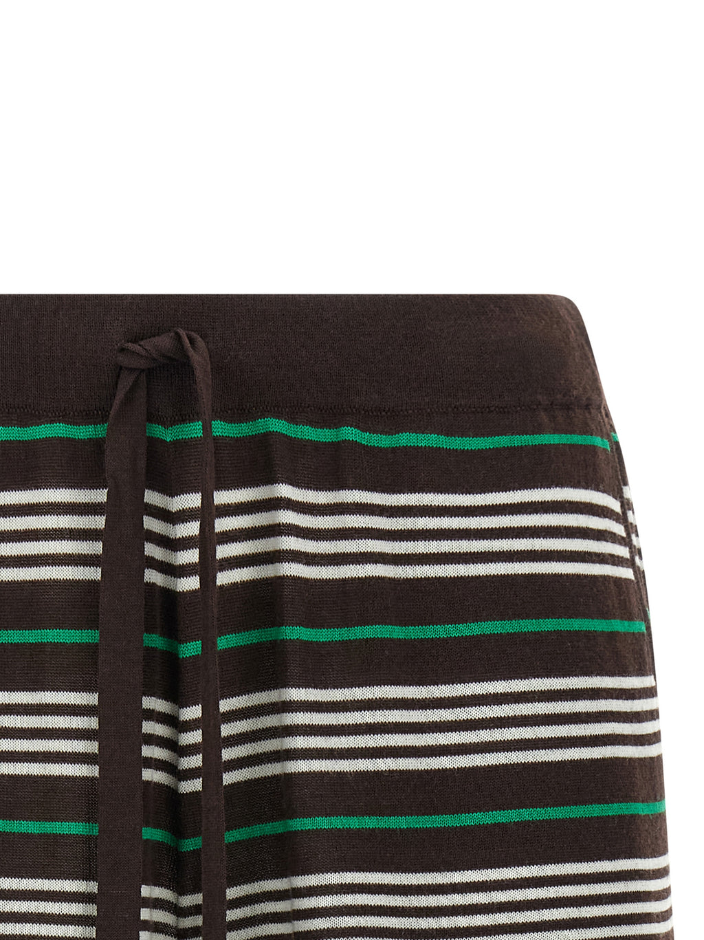 Brown Wool Bermuda Shorts