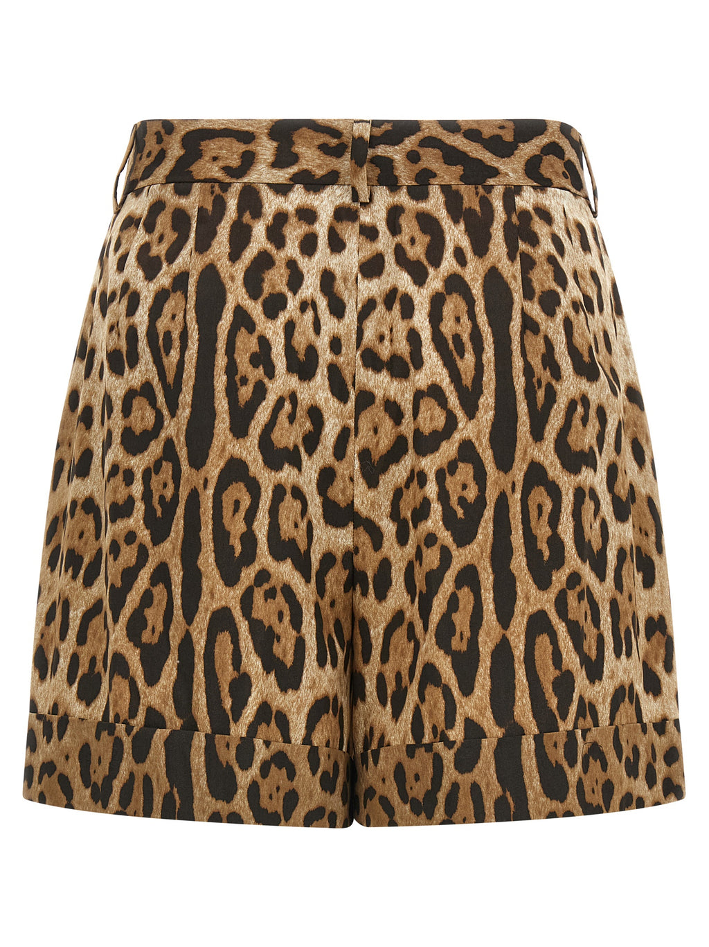 Brown Cotton Bermuda Shorts