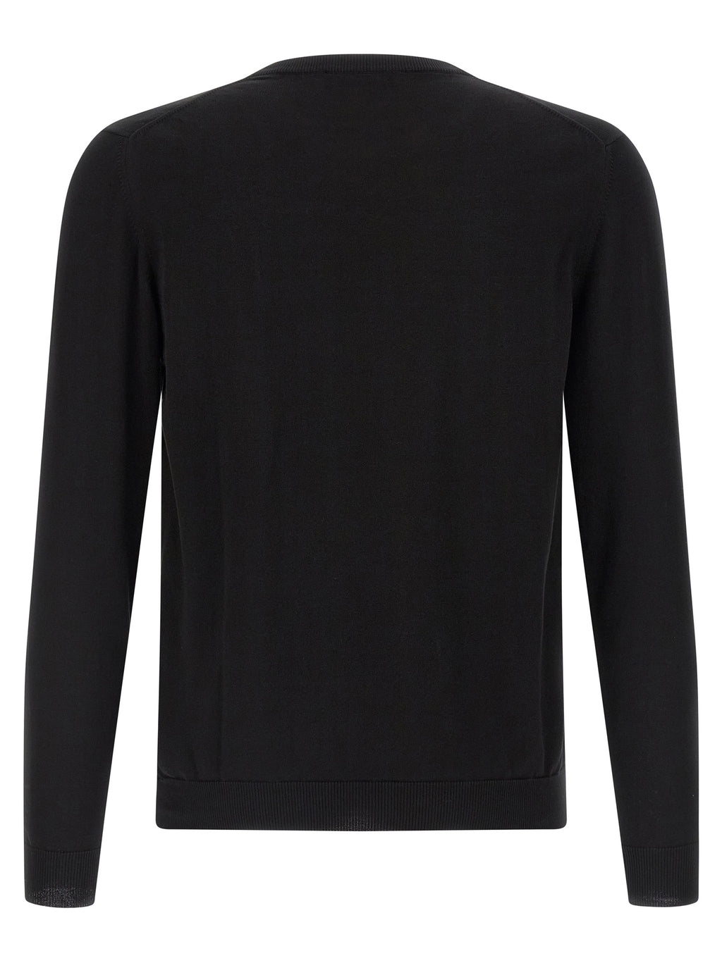 Black Cotton Cardigan