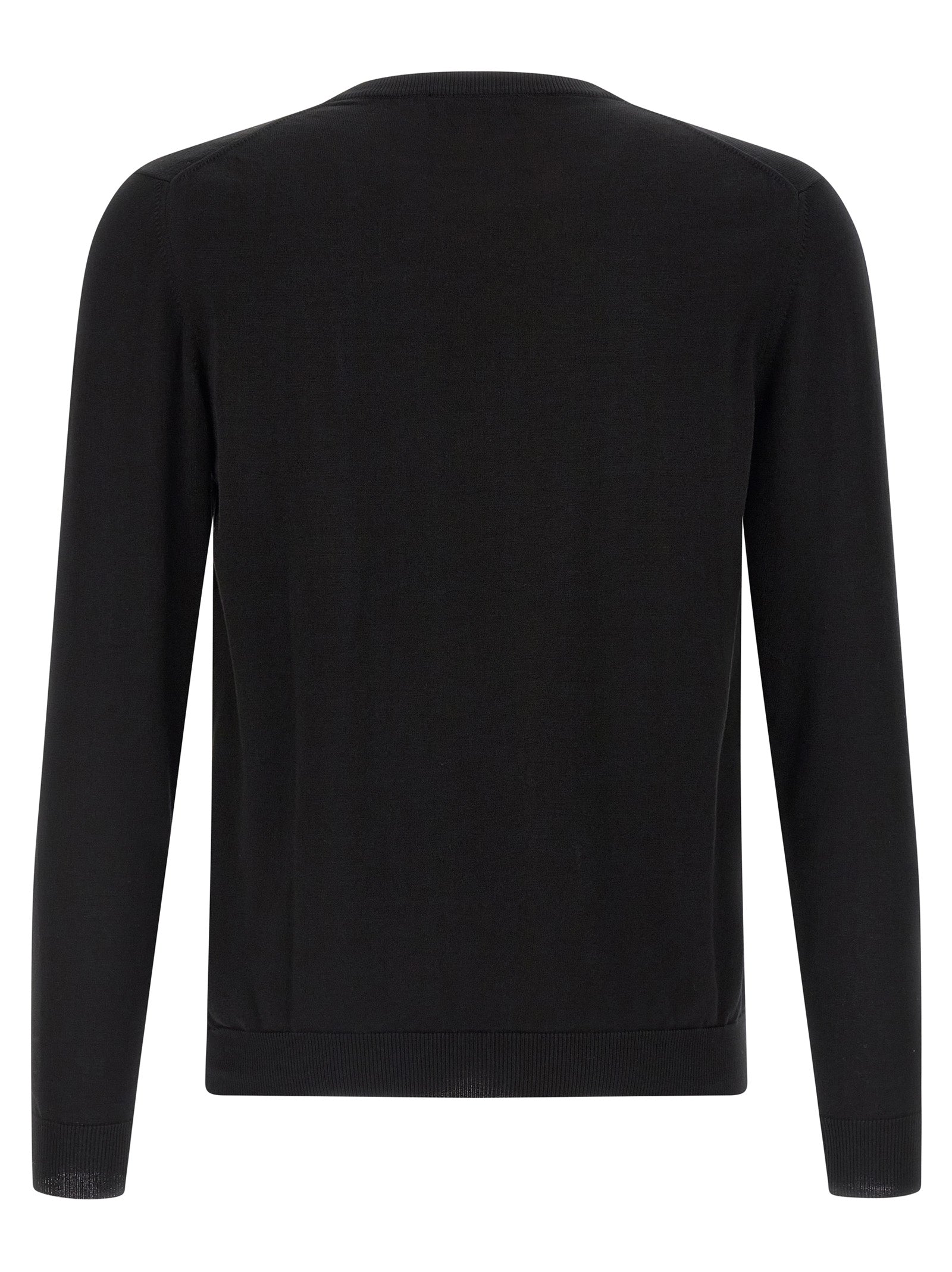 Black Cotton Cardigan