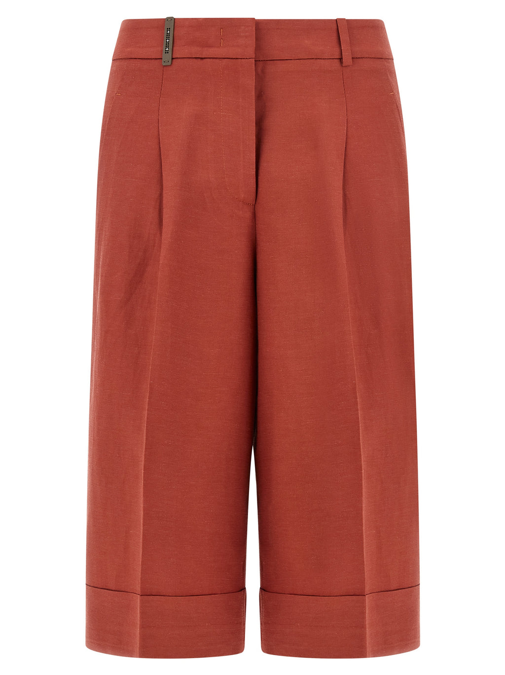Multicolor Viscose Bermuda Shorts
