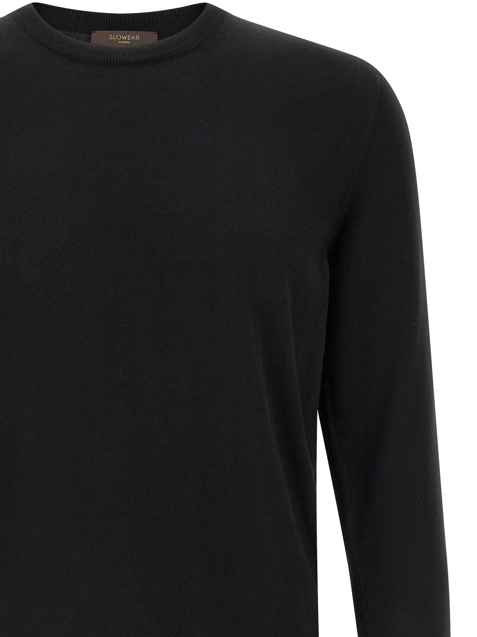Black Cotton Cardigan