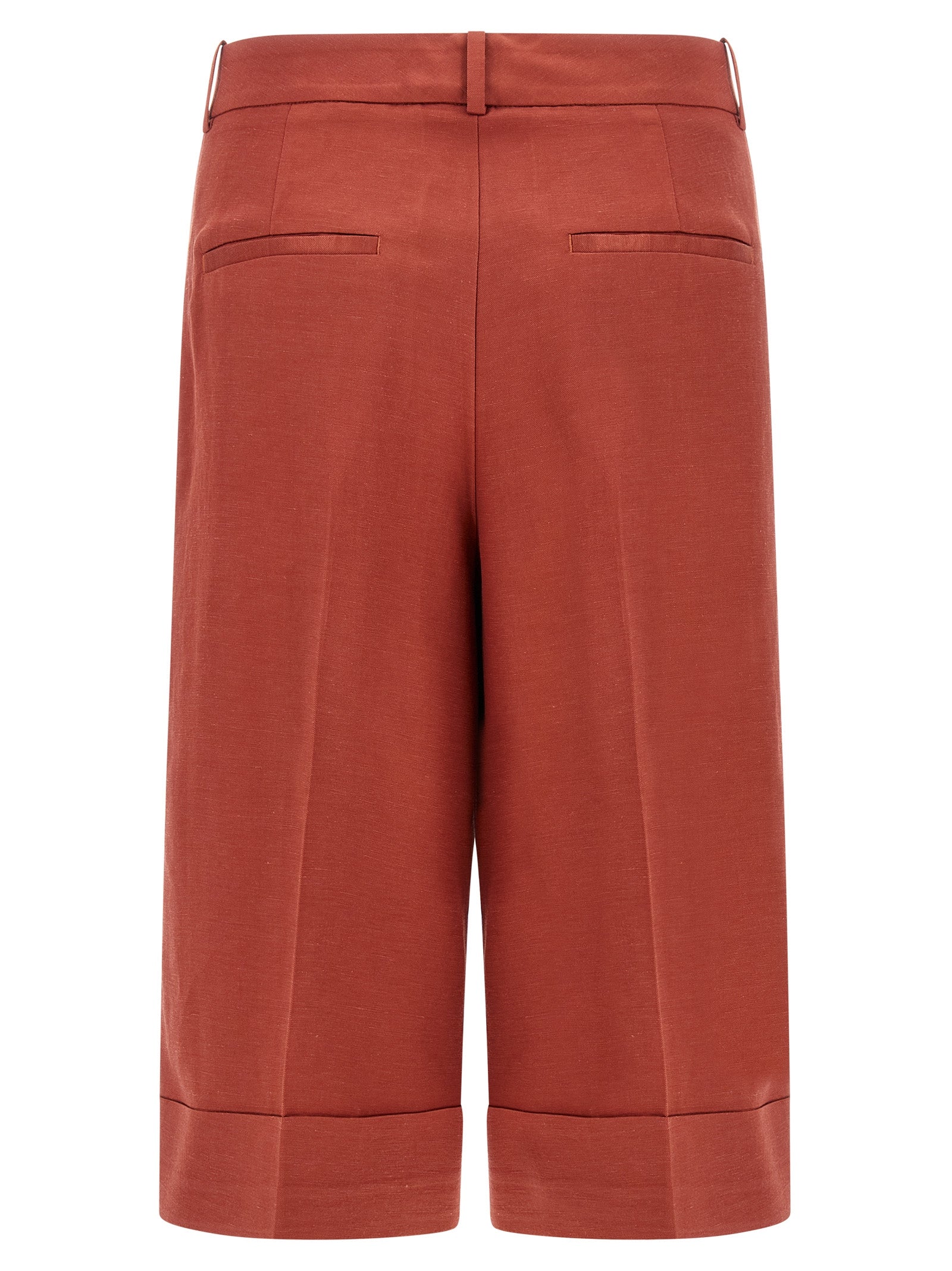 Multicolor Viscose Bermuda Shorts