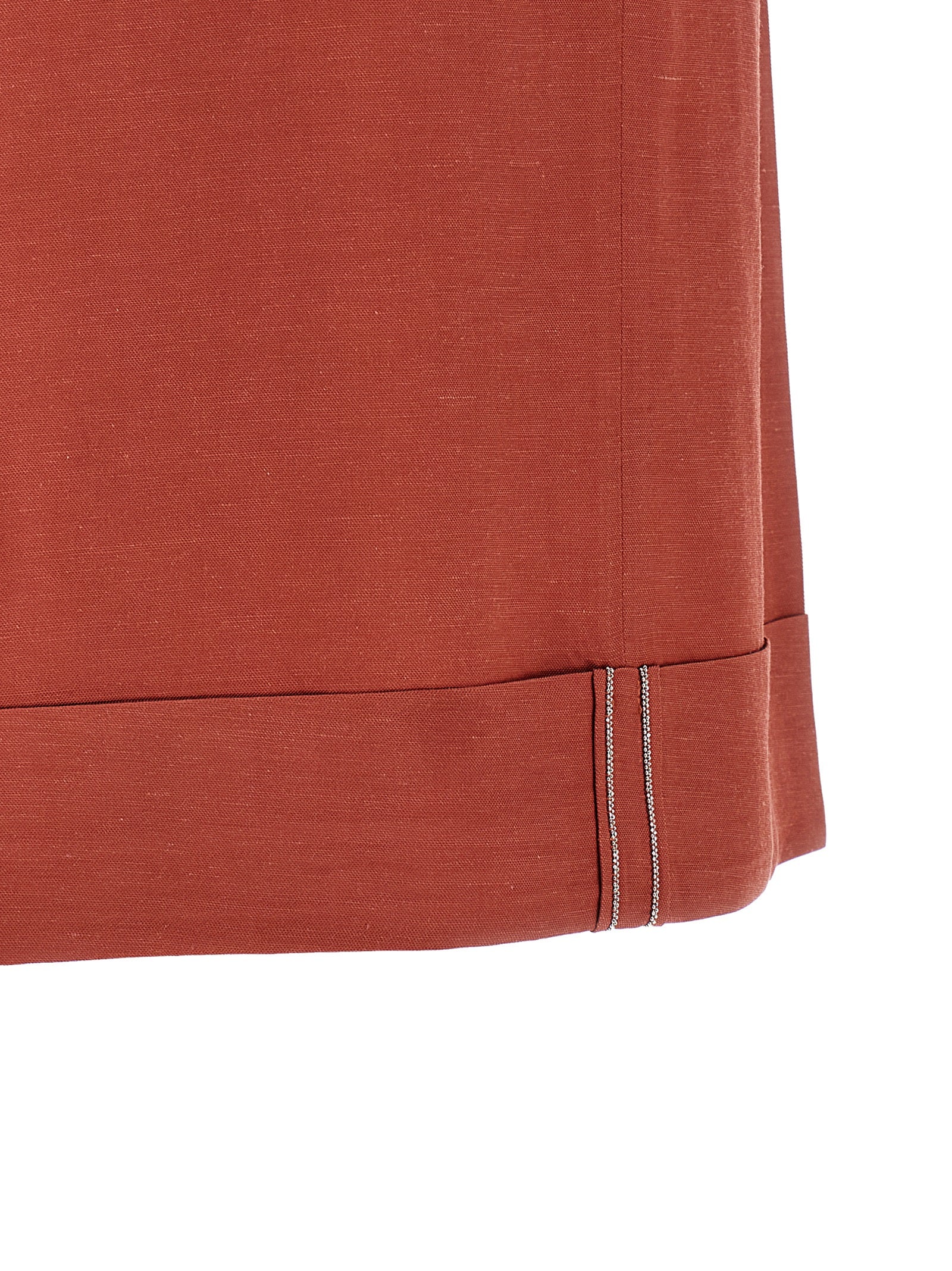 Multicolor Viscose Bermuda Shorts