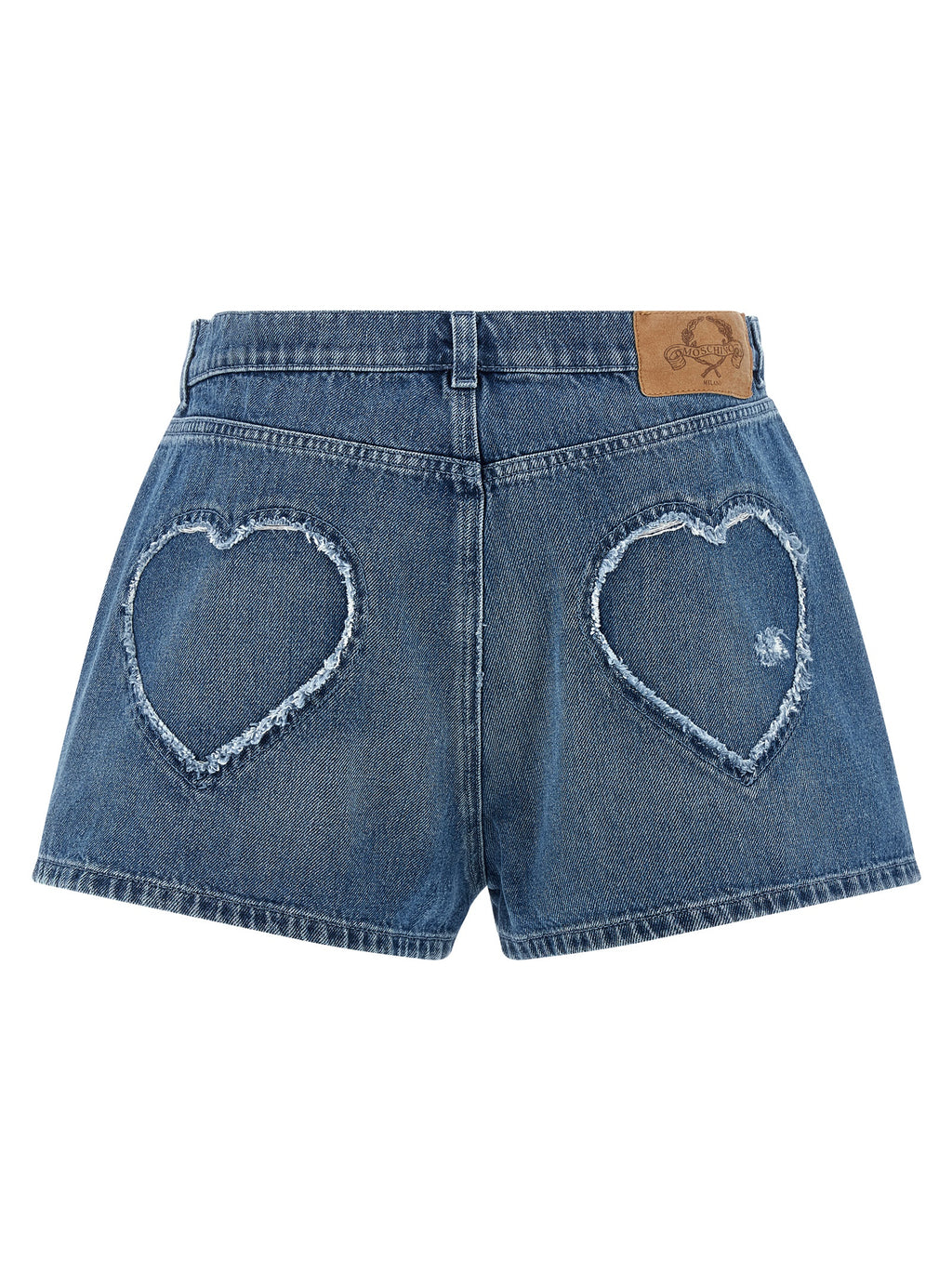 Blue Cotton Bermuda Shorts