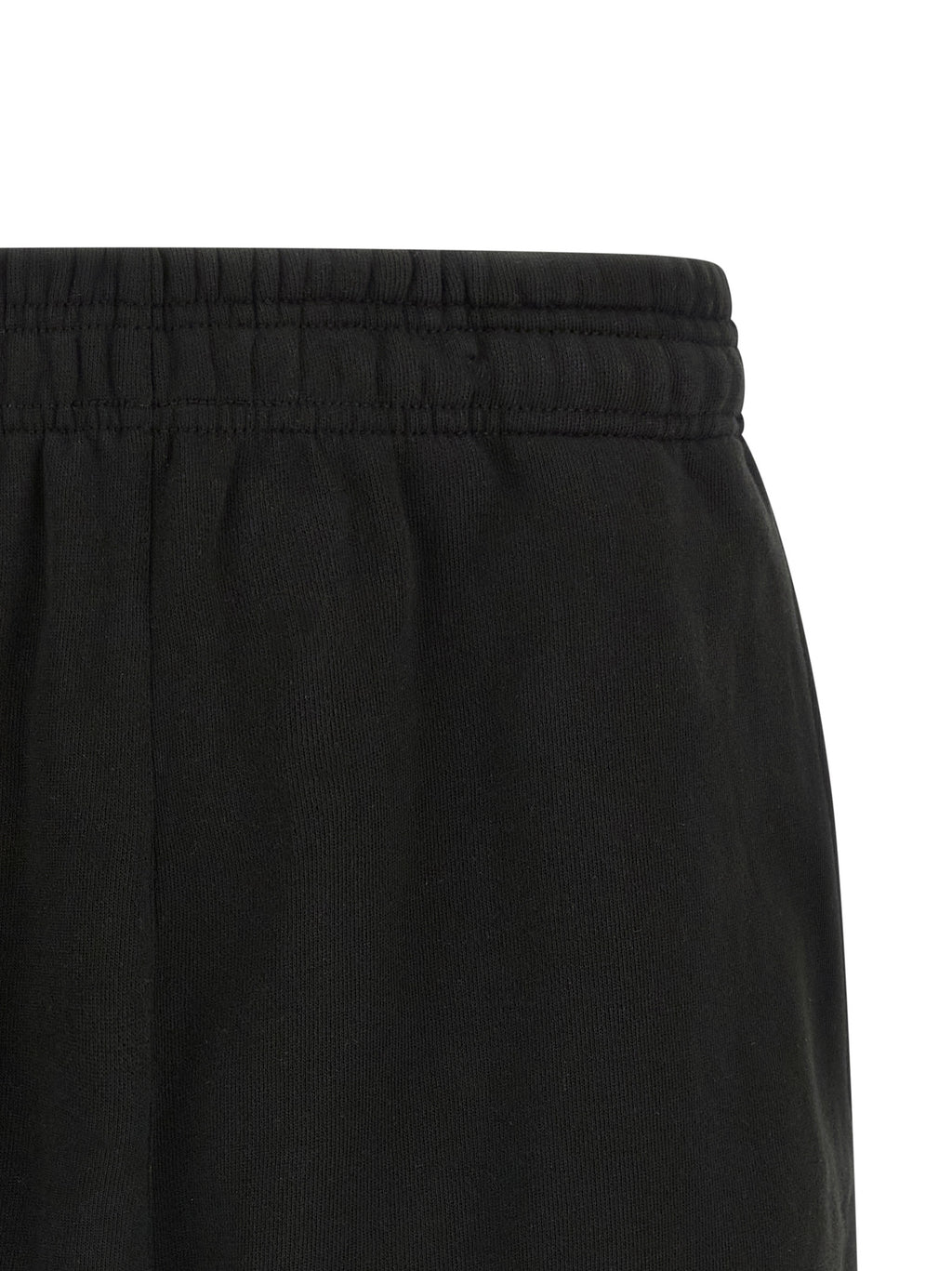 Black Cotton Bermuda Shorts