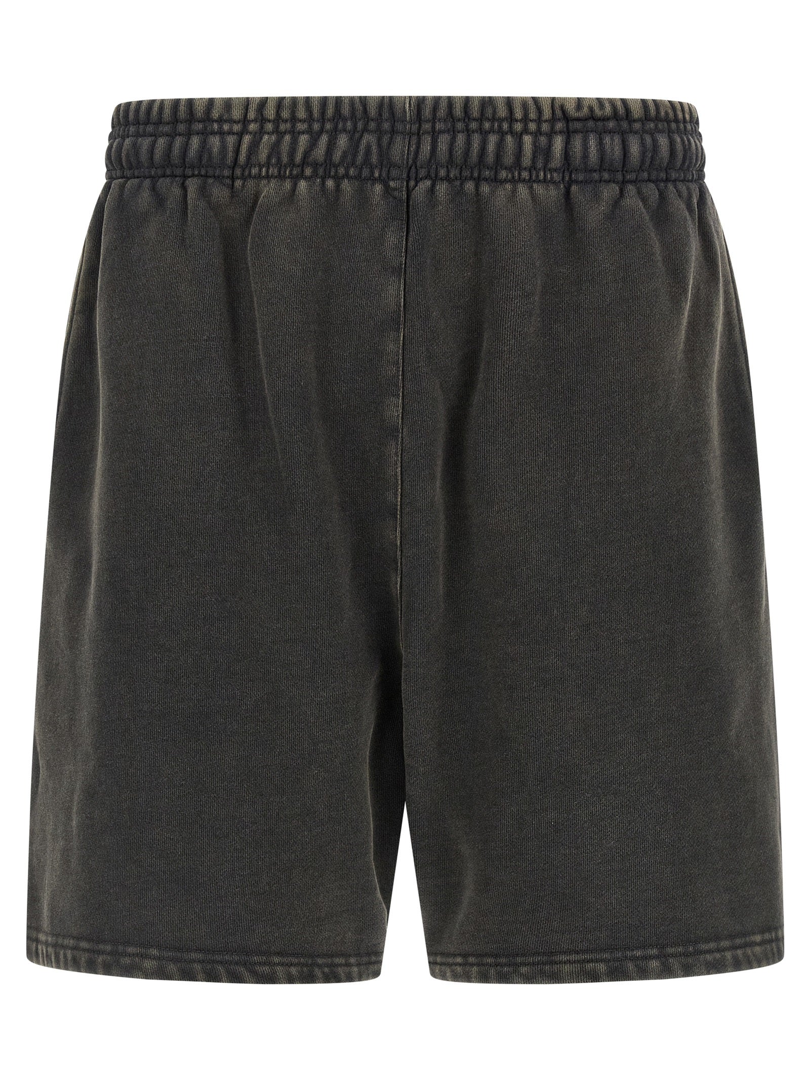 Gray Cotton Bermuda Shorts