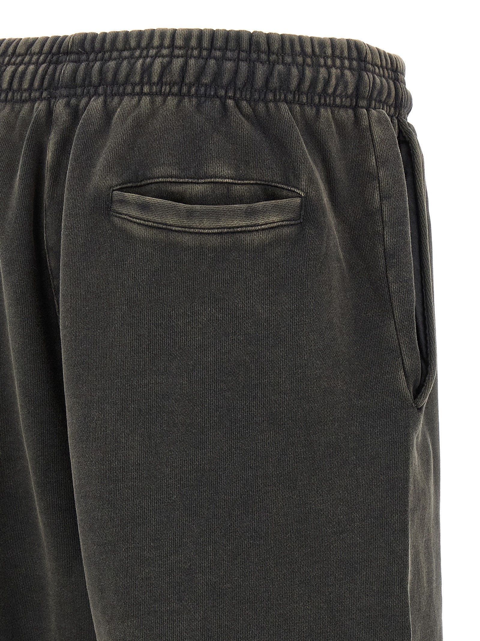 Gray Cotton Bermuda Shorts