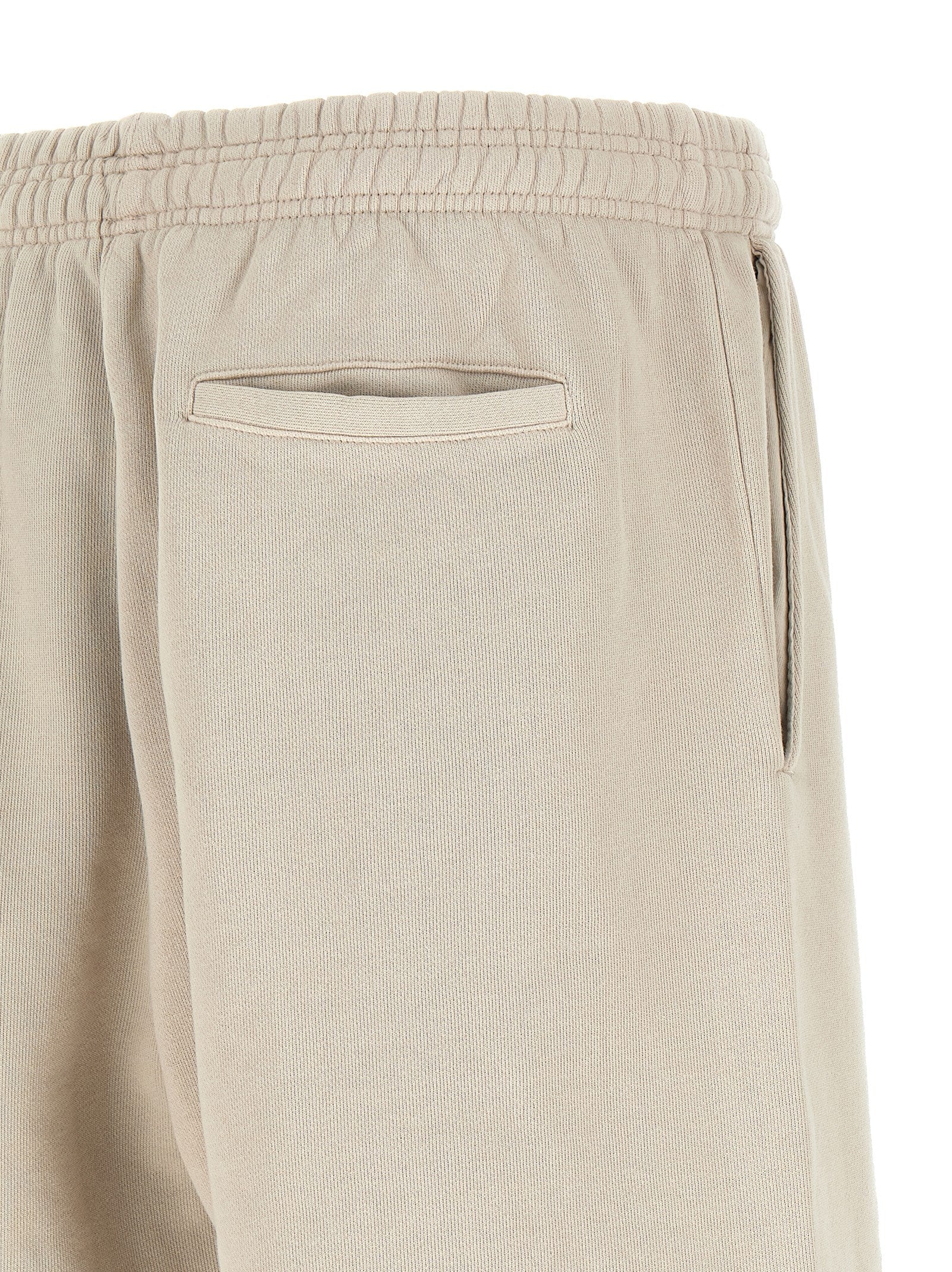Beige Cotton Bermuda Shorts