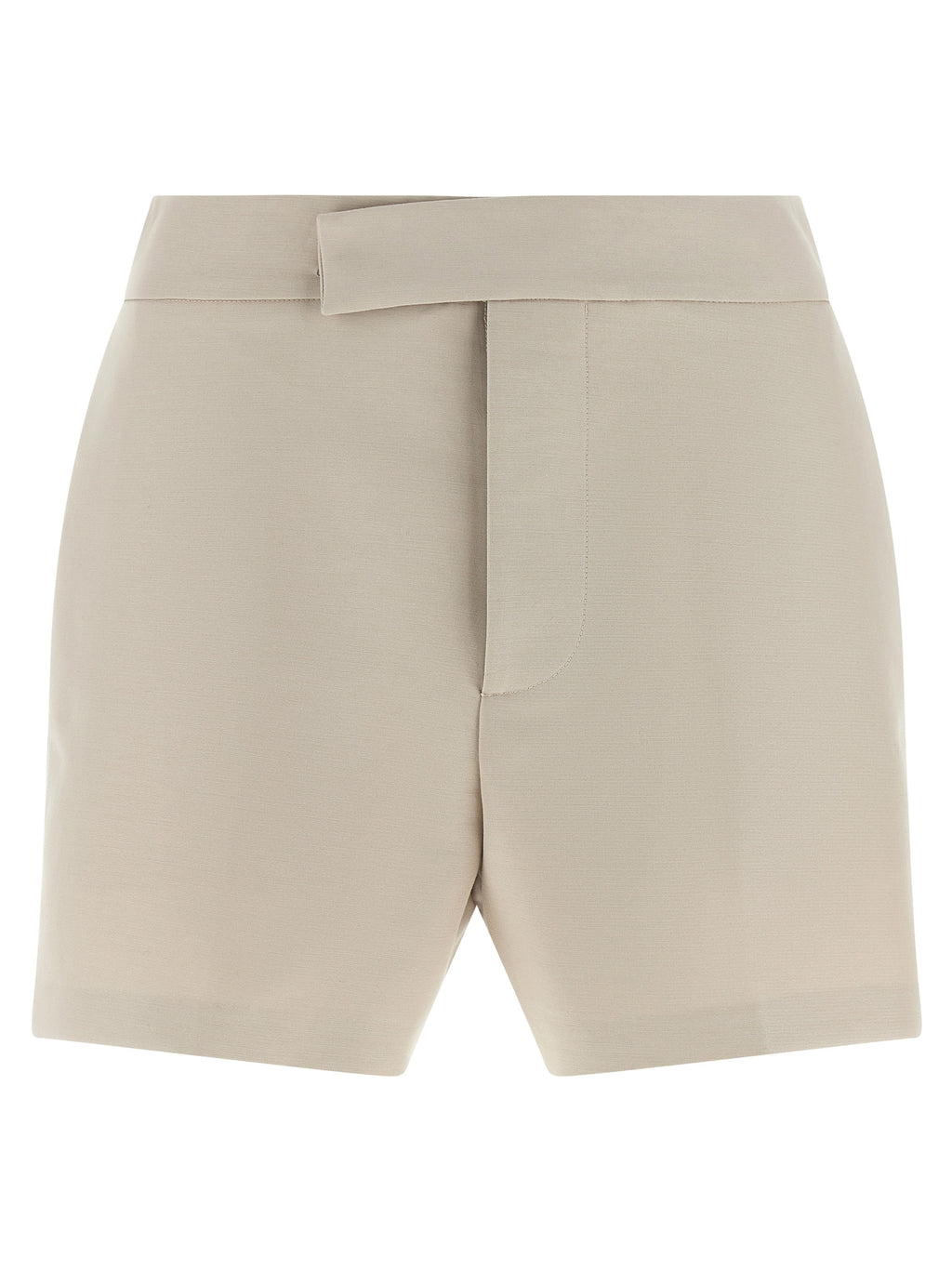Gray Cotton Bermuda Shorts