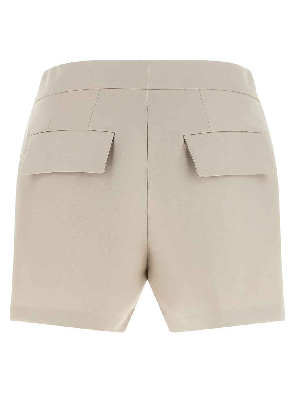 Gray Cotton Bermuda Shorts