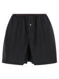 Gray Cotton Bermuda Shorts