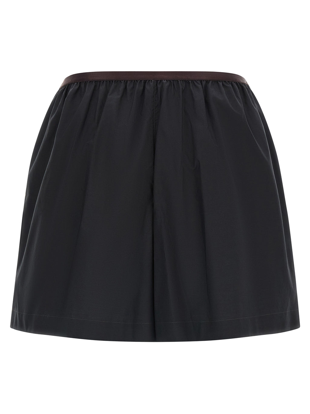 Gray Cotton Bermuda Shorts