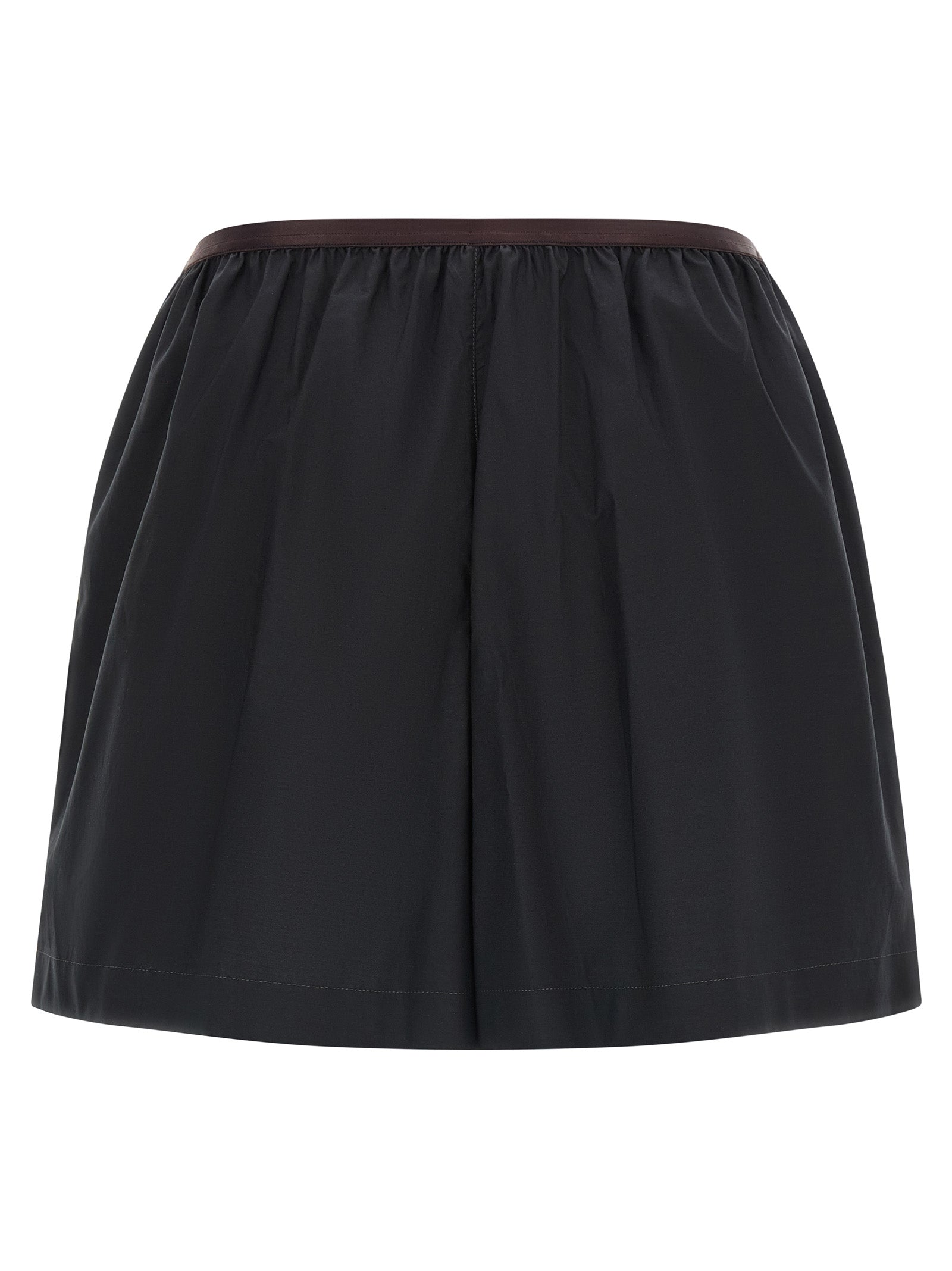 Gray Cotton Bermuda Shorts