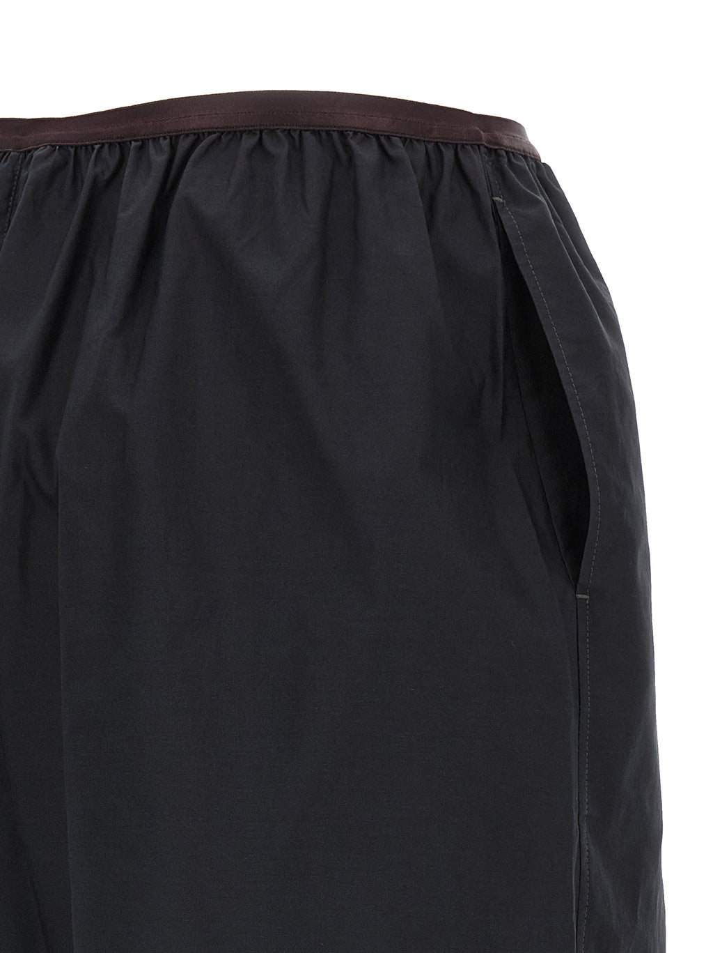 Gray Cotton Bermuda Shorts