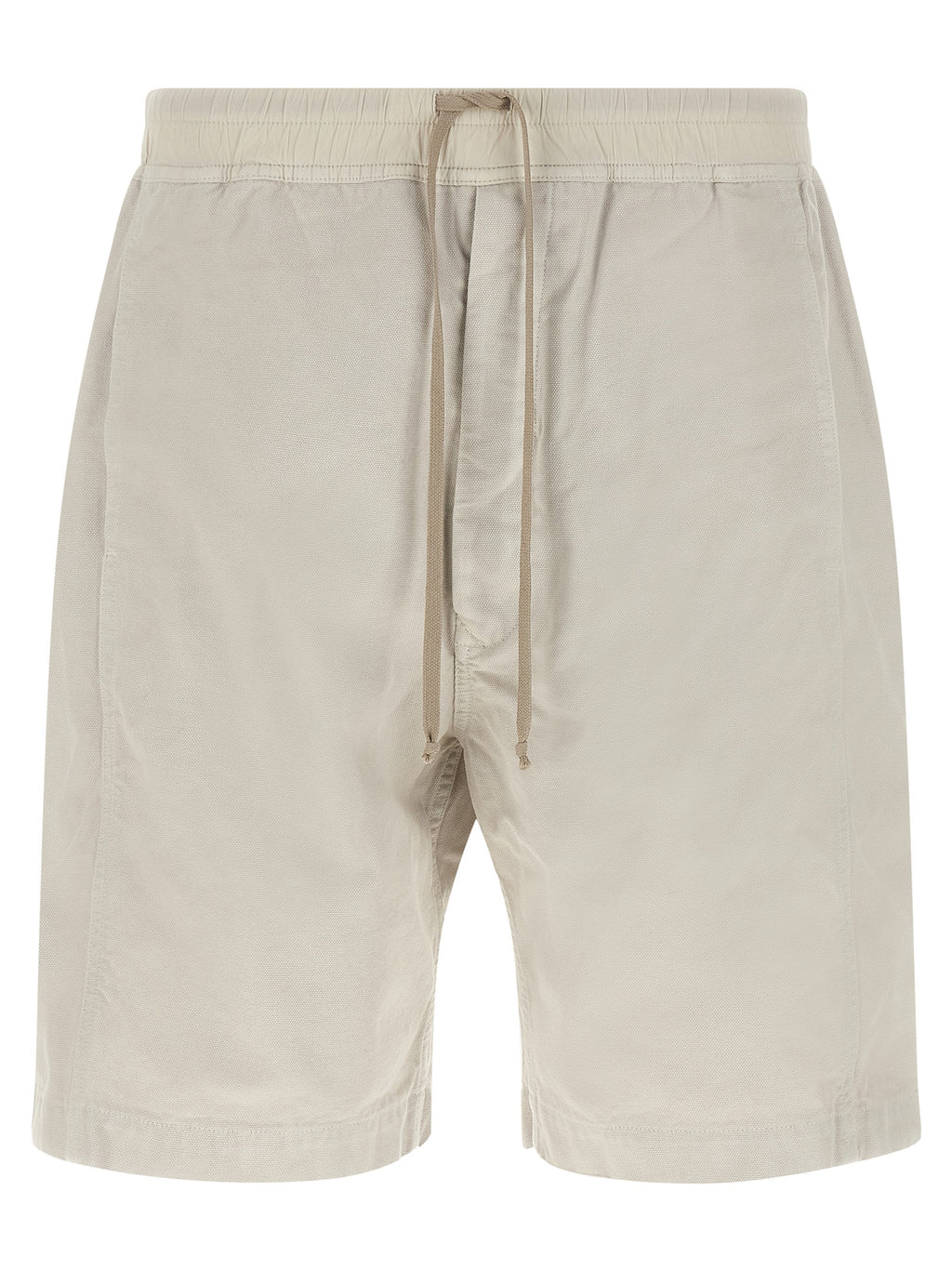 Beige Cotton Bermuda Shorts