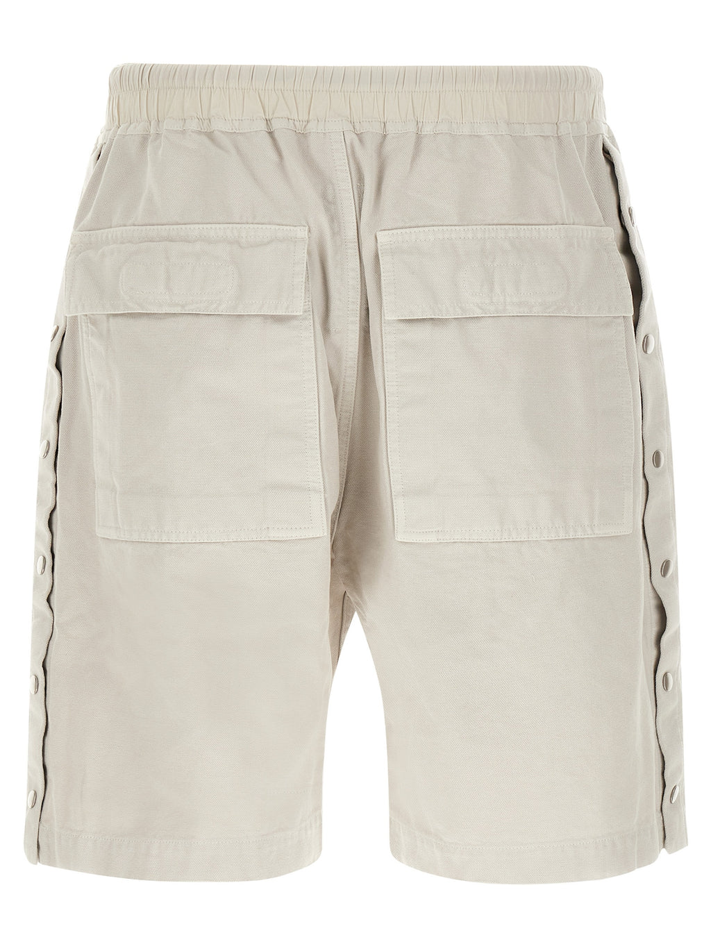 Beige Cotton Bermuda Shorts