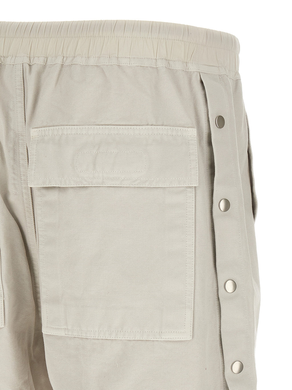 Beige Cotton Bermuda Shorts