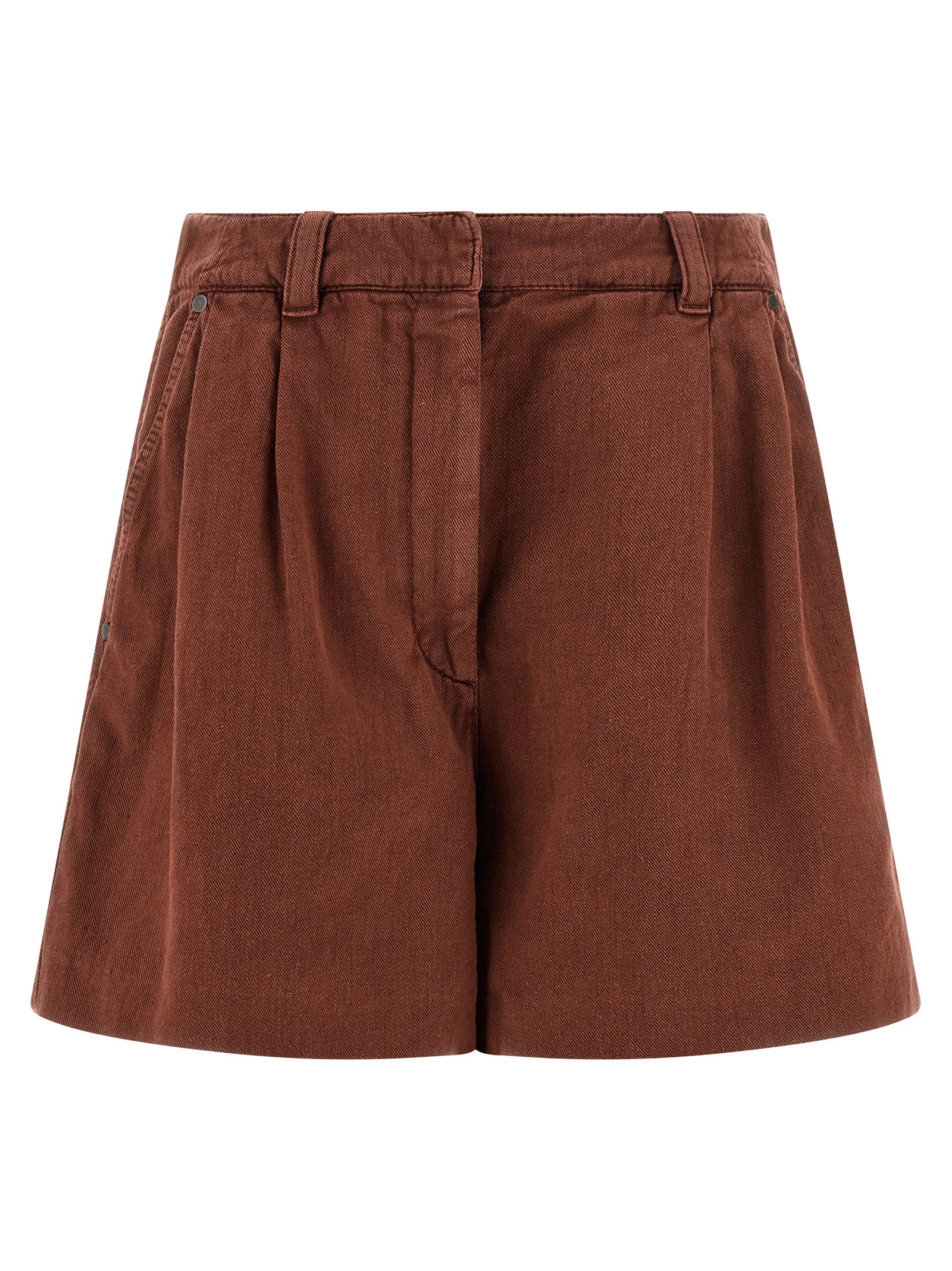 Multicolor Cotton Bermuda Shorts