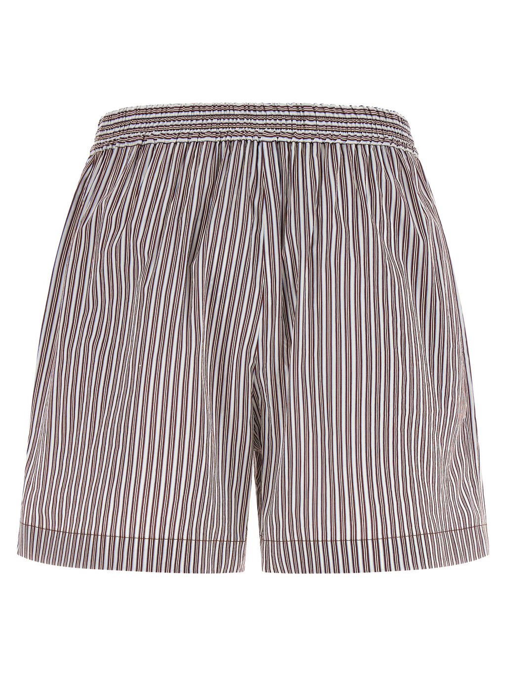 Bordeaux Cotton Bermuda Shorts