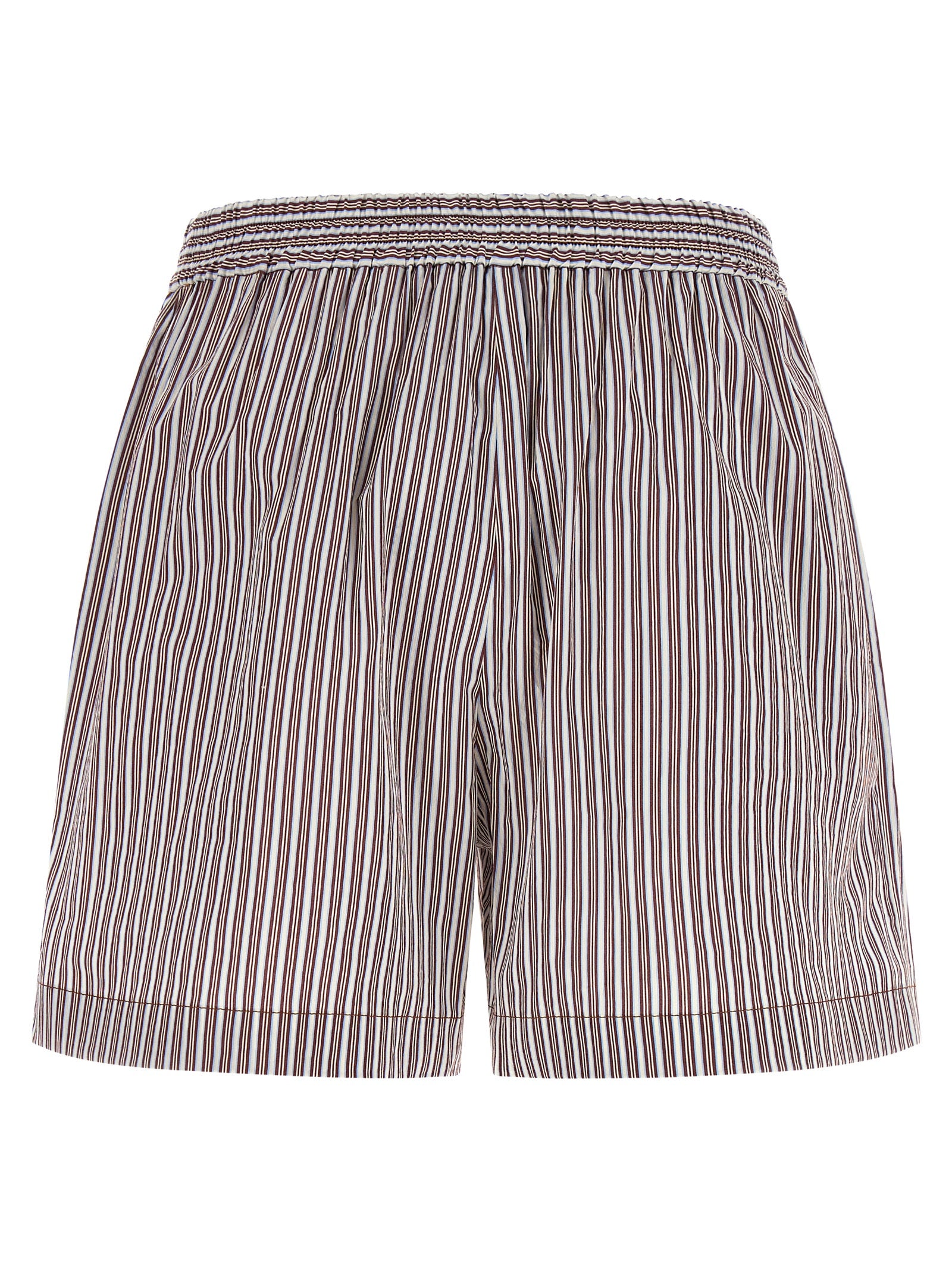 Bordeaux Cotton Bermuda Shorts