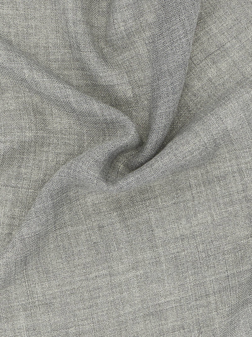 Gray Virgin Wool Scarf