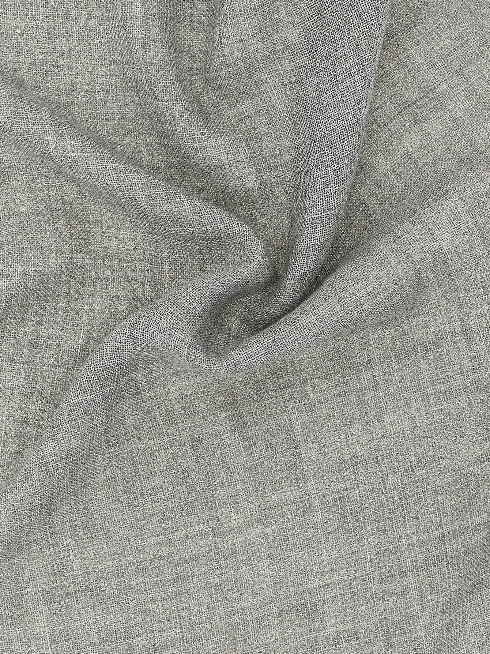 Gray Virgin Wool Scarf