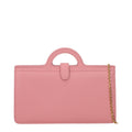 Pink Leather Crossbody Bag