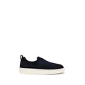 Blue Calf Leather Bos Taurus Sneakers