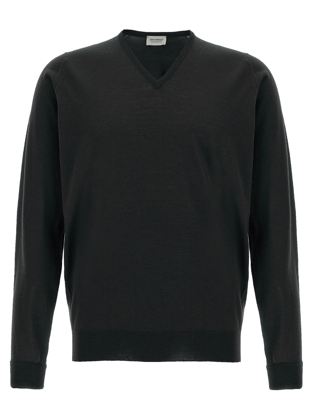 Black Merino Wool Cardigan