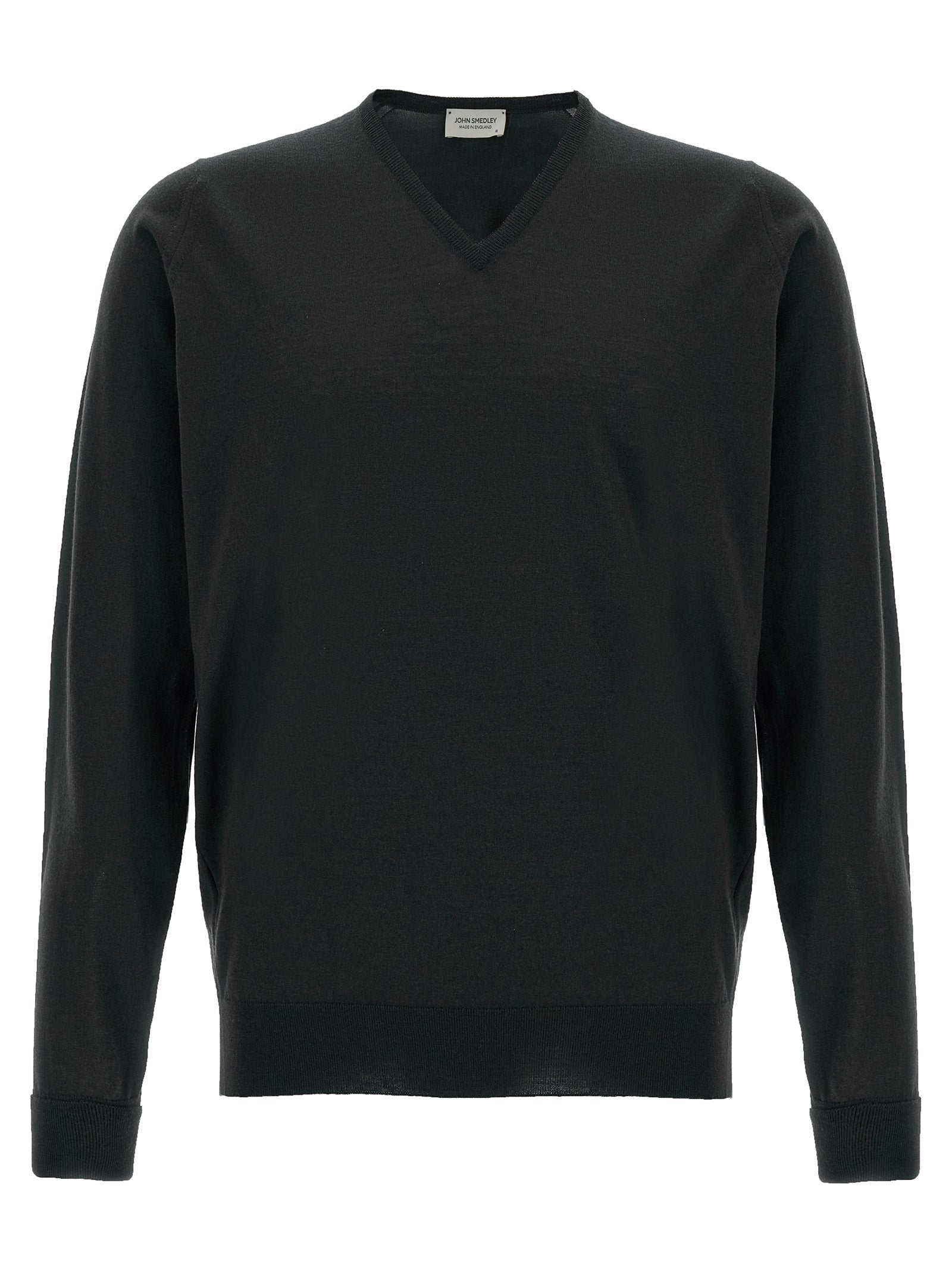Black Merino Wool Cardigan