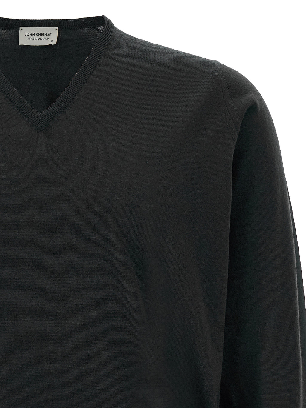 Black Merino Wool Cardigan
