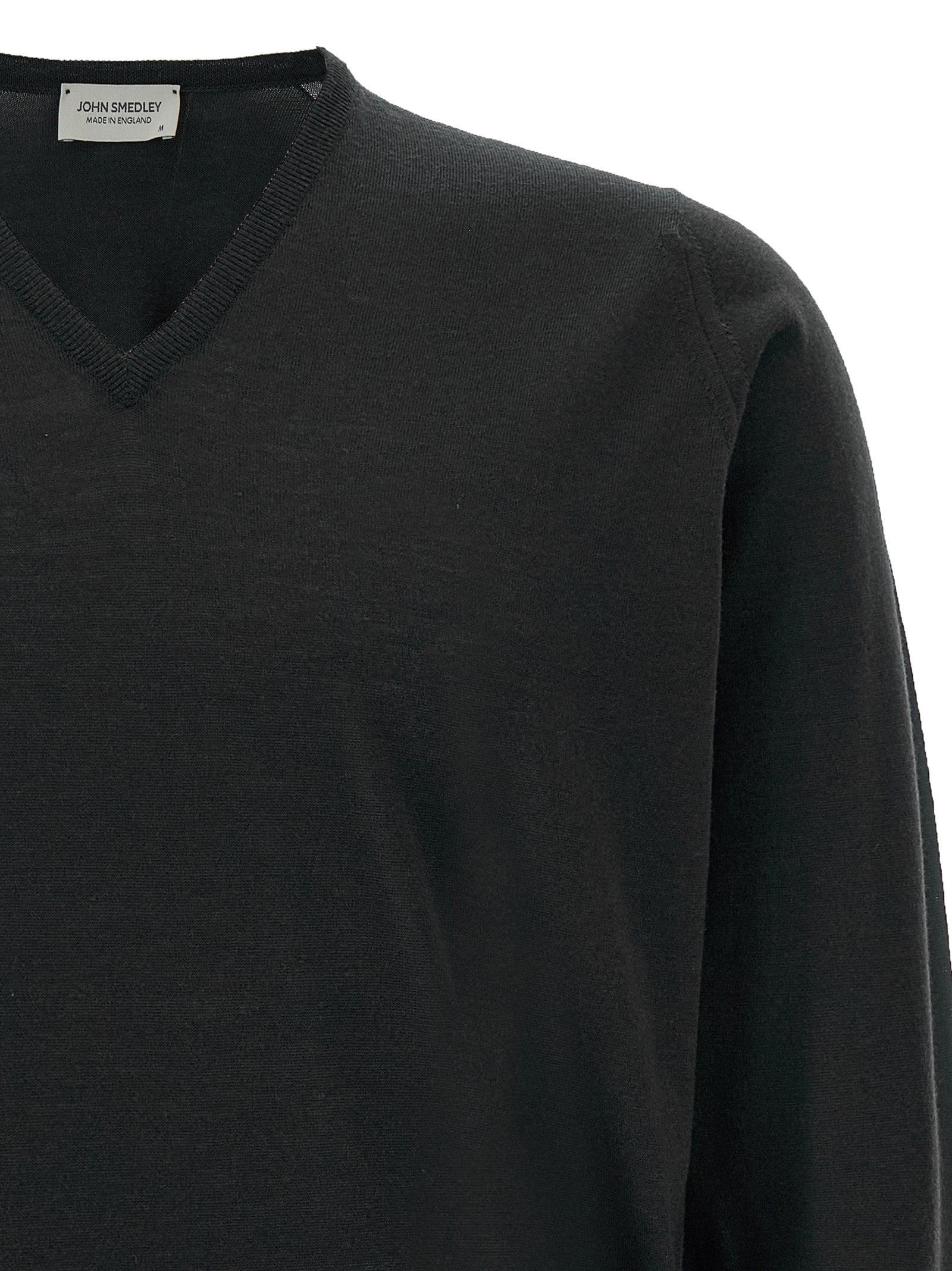 Black Merino Wool Cardigan