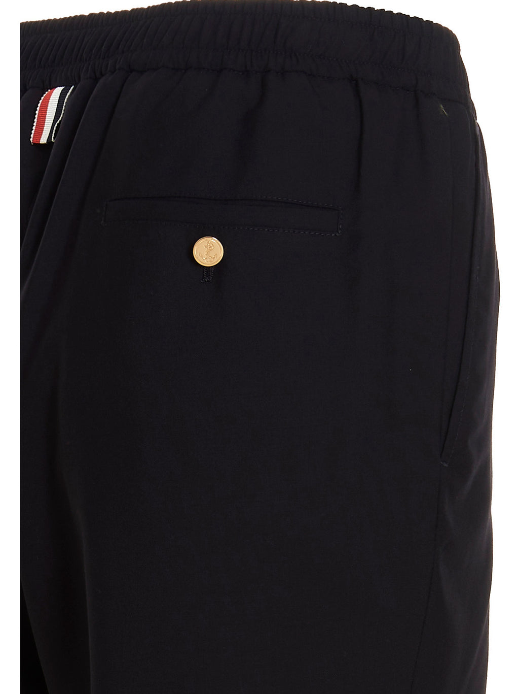 Blue Wool Athletic Pants