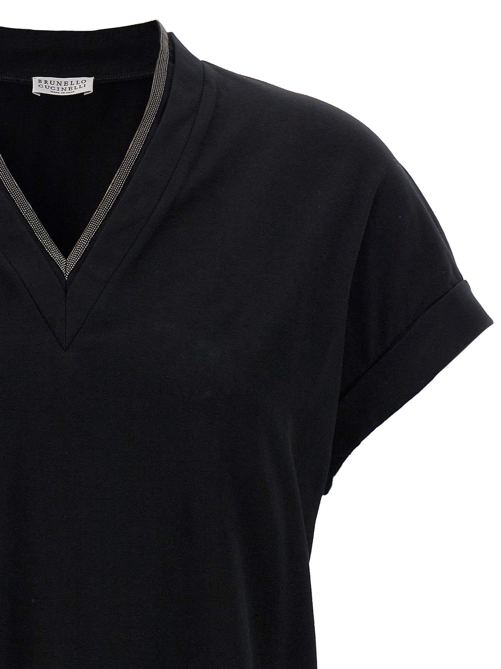 Black Cotton T-Shirt
