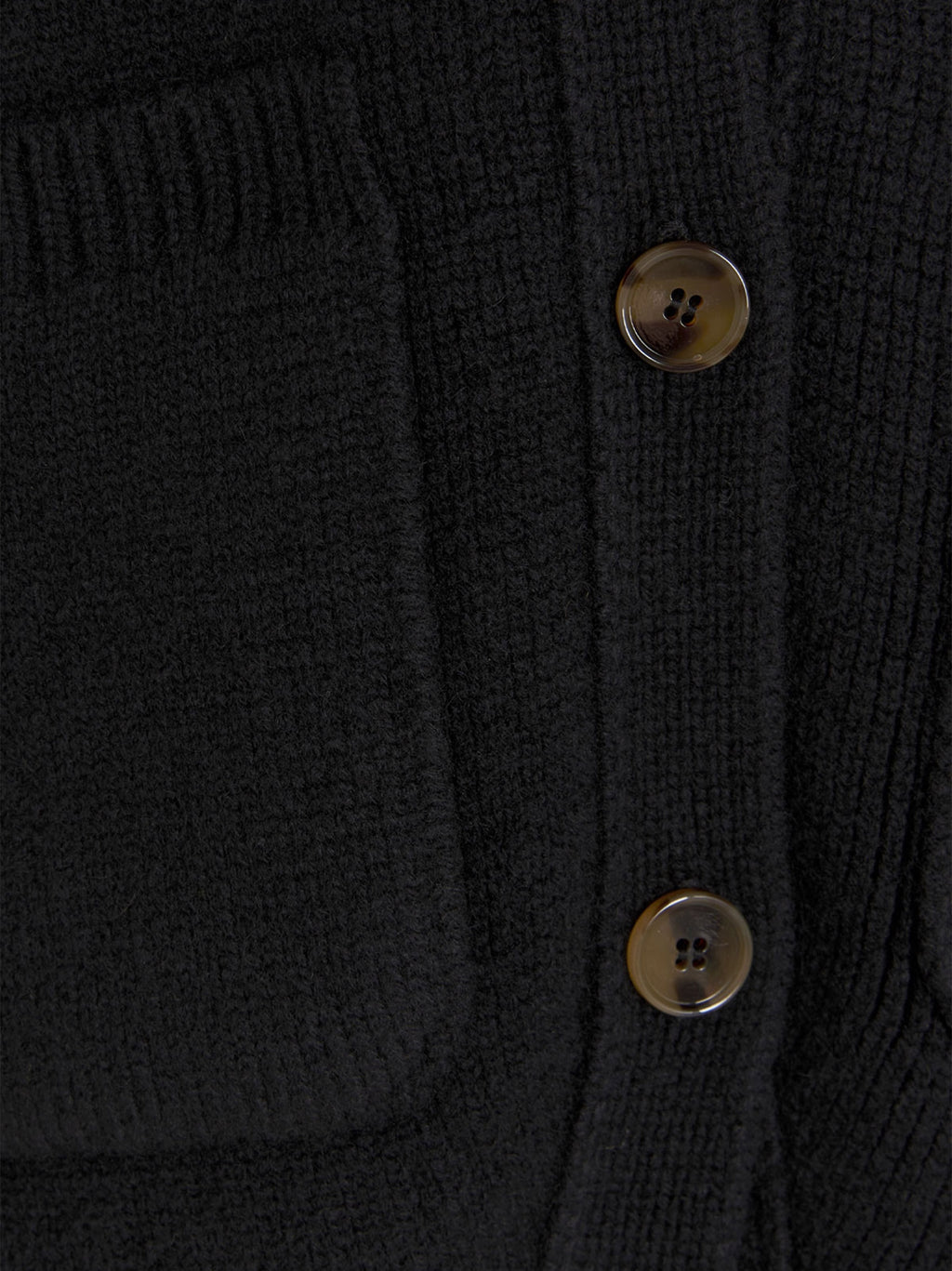 Black Cashmere Cardigan