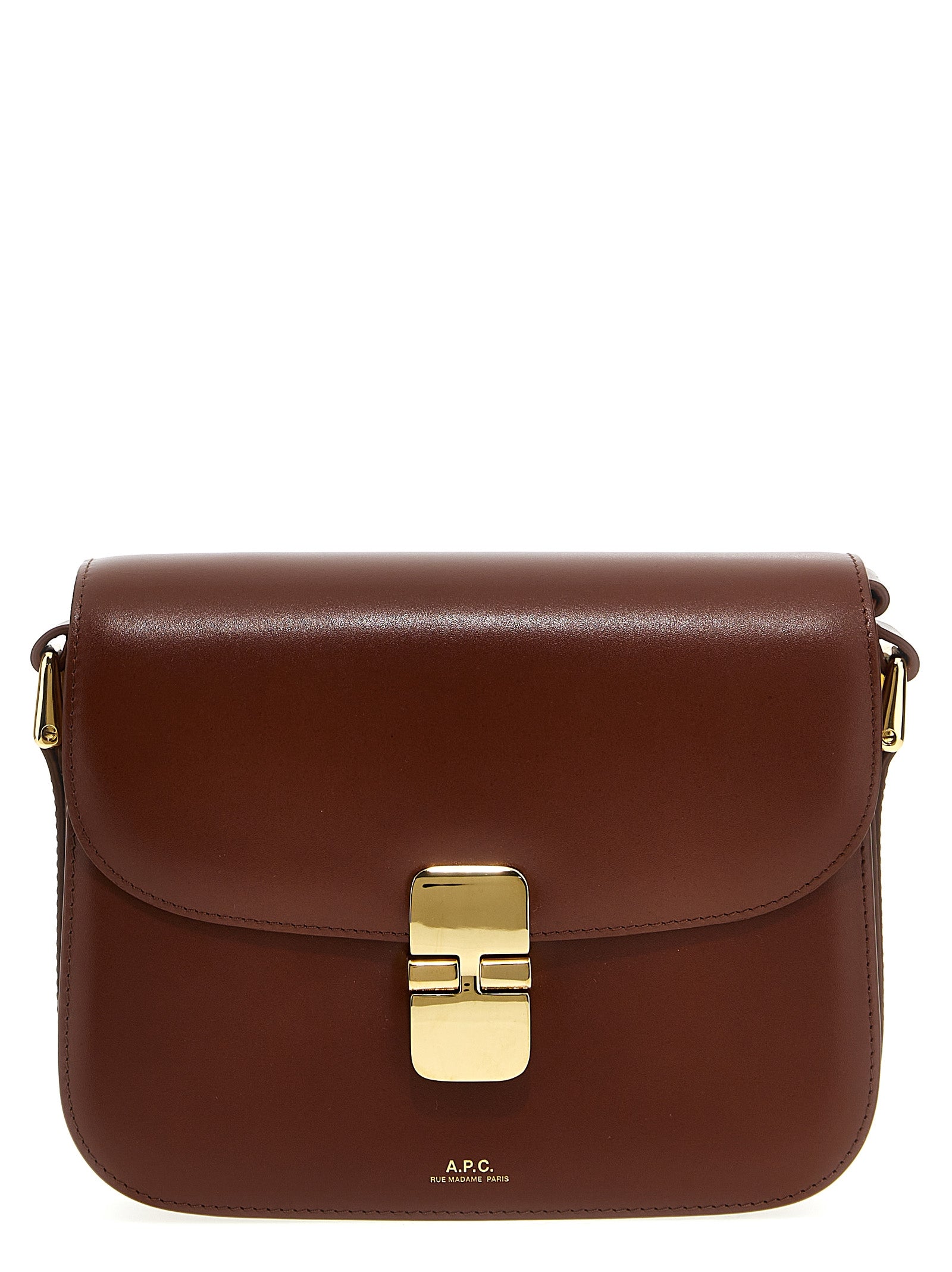 Brown Cowhide Crossbody Bag