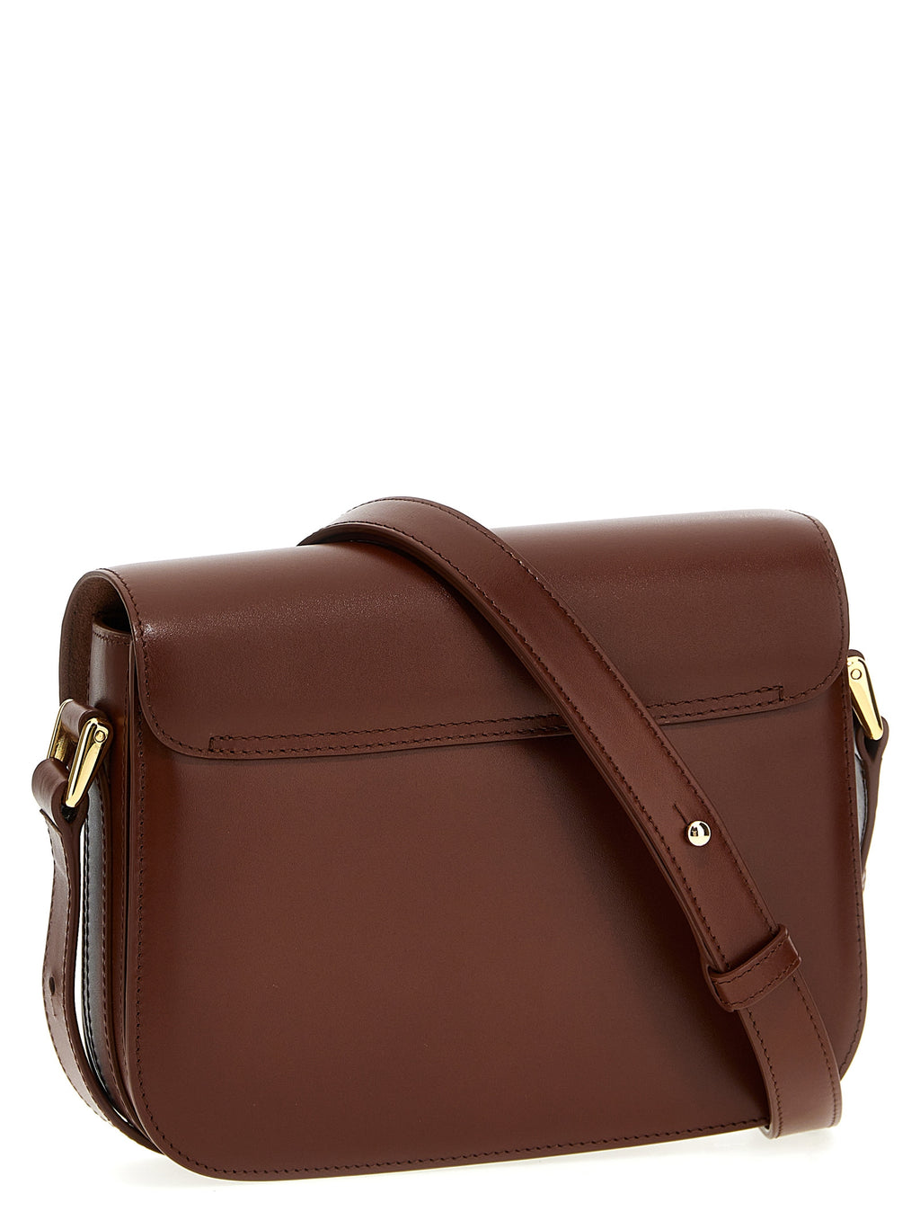 Brown Cowhide Crossbody Bag