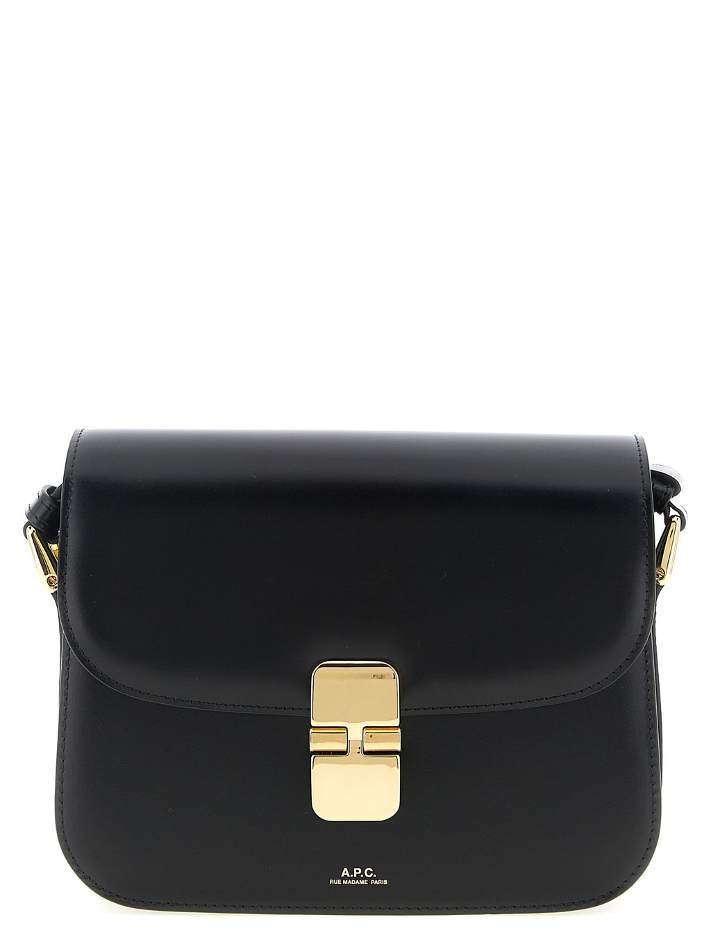 Black Cowhide Crossbody Bag