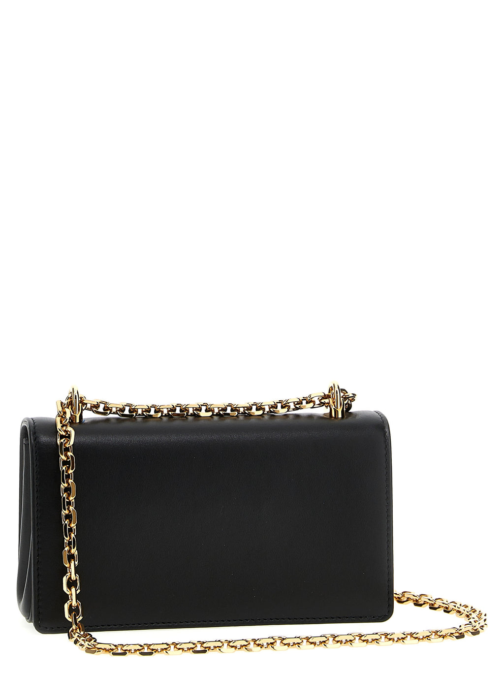 Black Calfskin Crossbody Bag