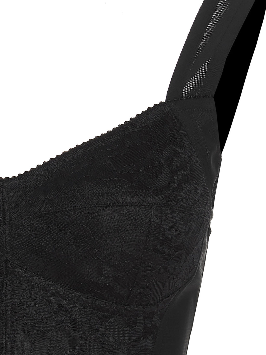 Black Polyamide Tank Tops