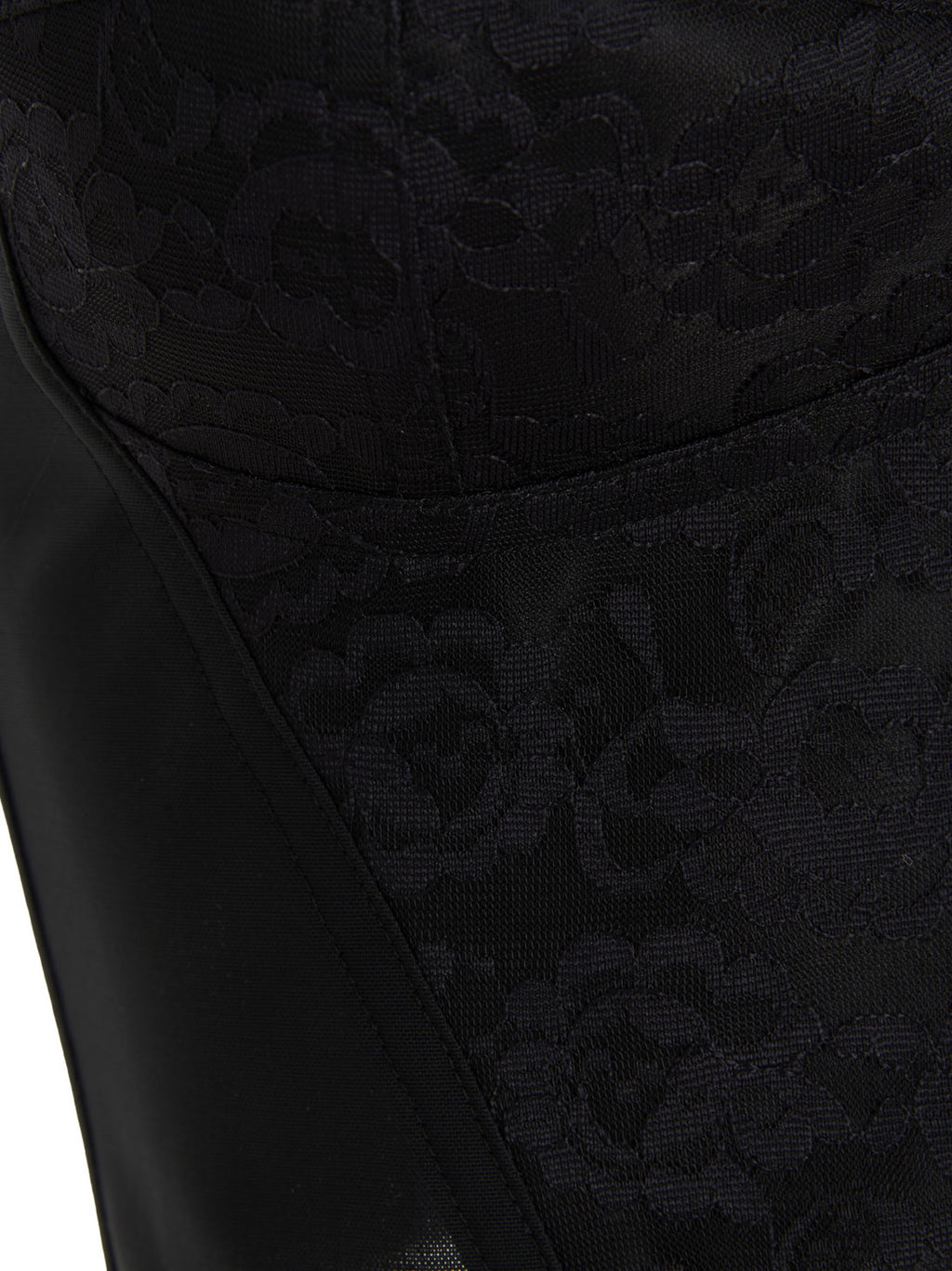 Black Polyamide Tank Tops