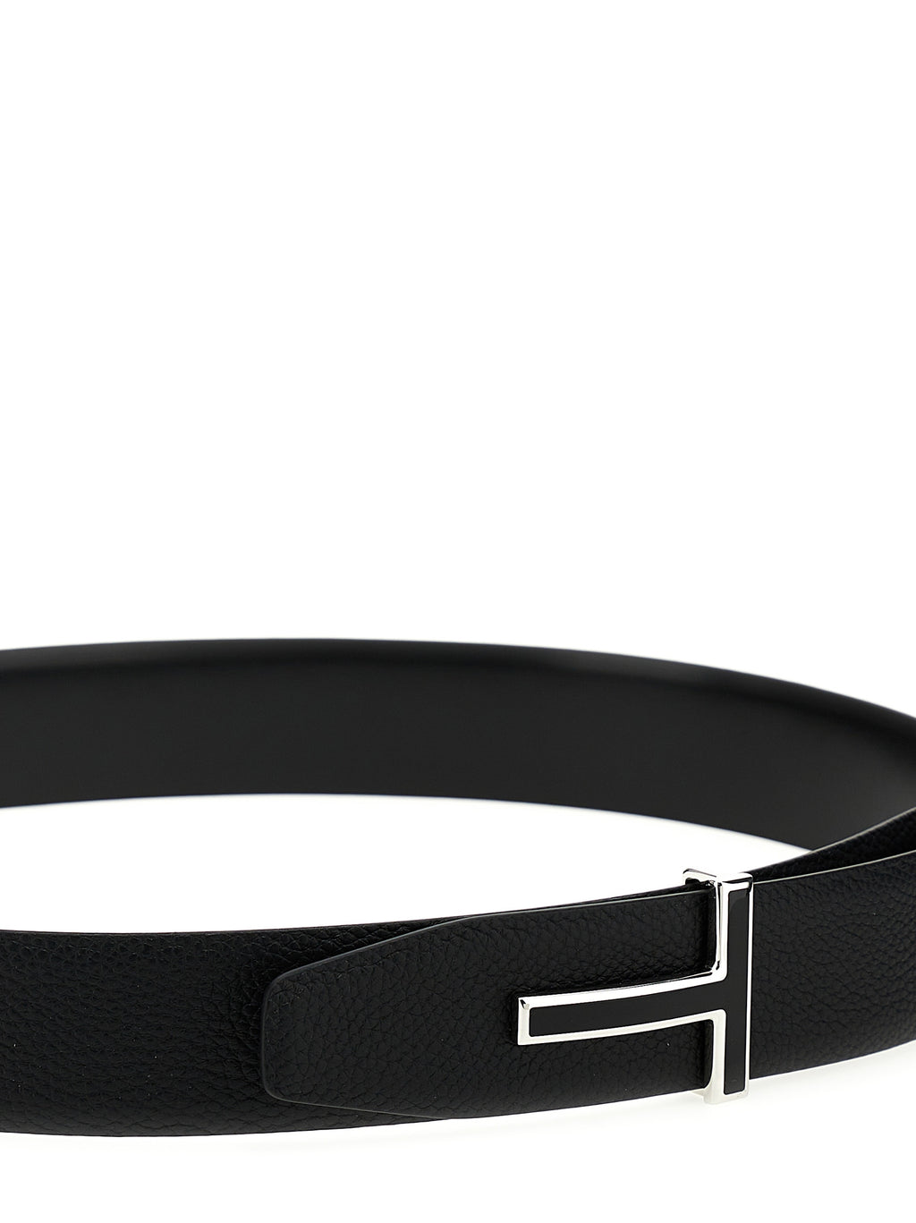 Black Calfskin Regular Belt