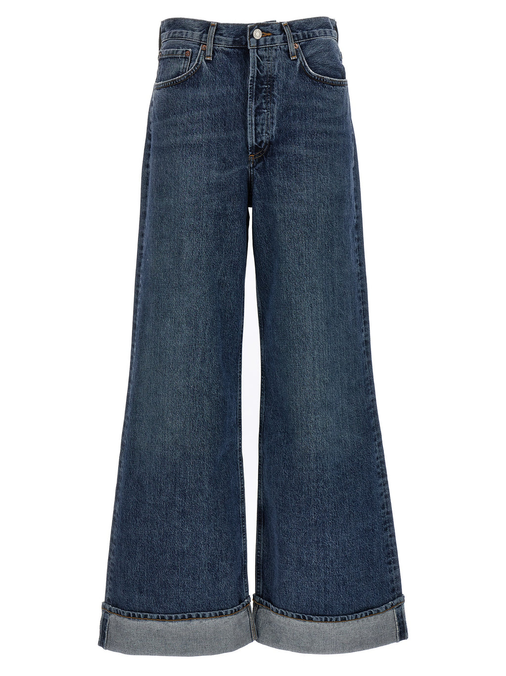 Blue Cotton Jeans Denim