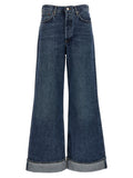 Blue Cotton Jeans Denim