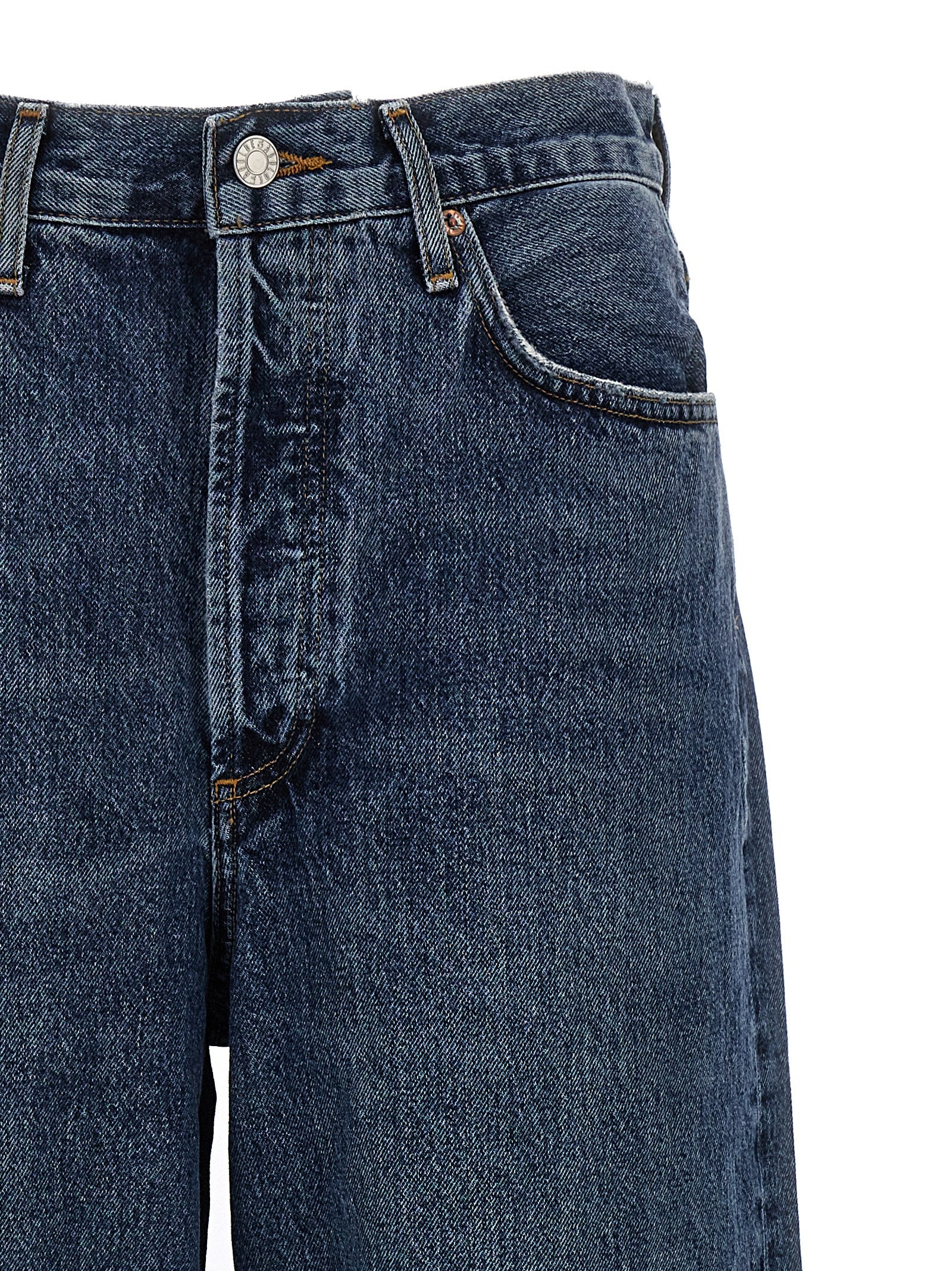 Blue Cotton Jeans Denim
